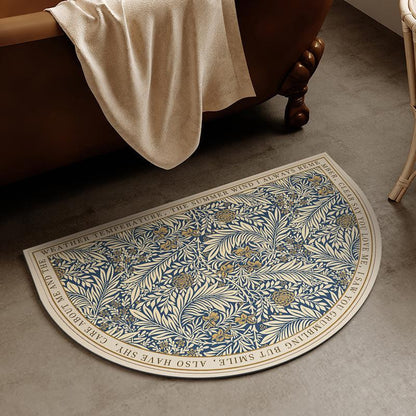 Elegante Blumendesign-Badmatte