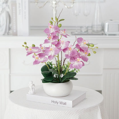 Realistische künstliche Orchideen Dekoration