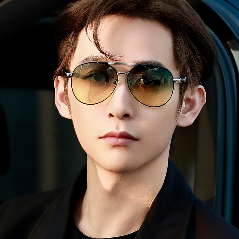 Damen Elegante Piloten-Sonnenbrille mit hochwertigen Polarisationsgläsern Brehn