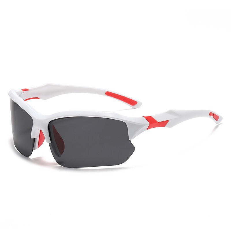 Unisex nan sportliche Performance-Sonnenbrille mit teilrahmen polarisiert UV-Schutz rutschfeste Nasenpads Brehn