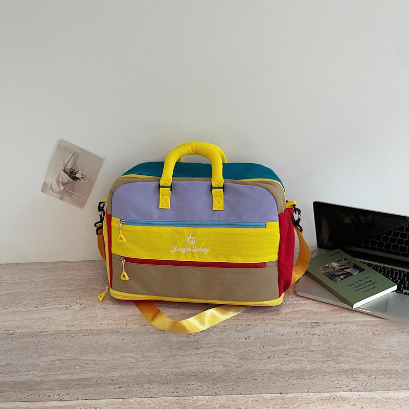 Bunter Multi-Fach Reise-Duffle