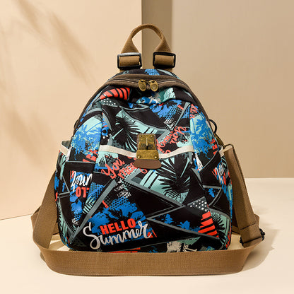 Trendiger Grafikdruck-Rucksack Brehn