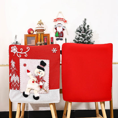 Festliche Stuhlüberzüge mit Weihnachtsmotiv Brehn