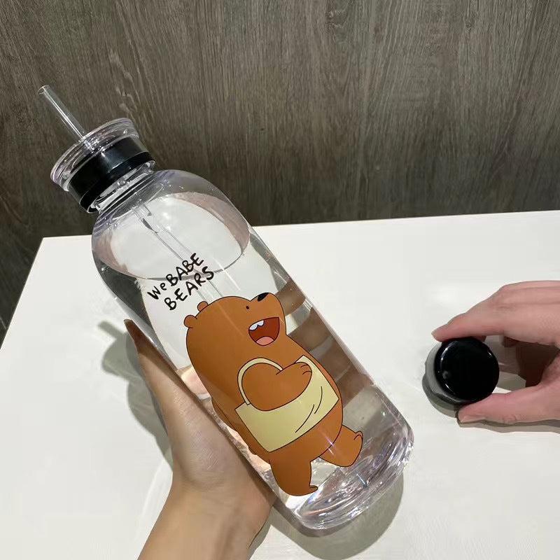 Damen kreative Trinkflasche mit verspieltem Pandadesign Brehn