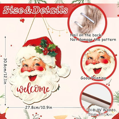 Dekoratives Holzschild mit Wintermotiven Brehn