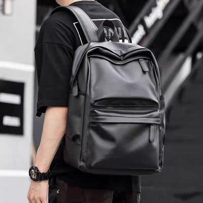 Minimalistische Leder-Rucksack Brehn