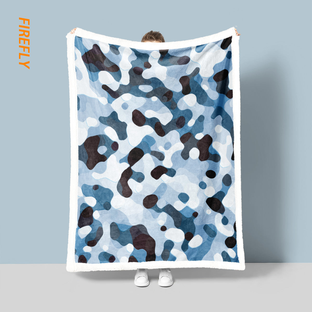 Taktische Camo Fleece Wurfdecke