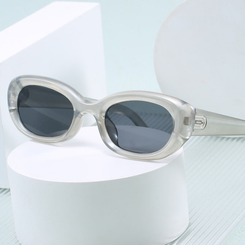 Damen modische Sonnenbrille mit ovalem Design und UV-Schutz Brehn