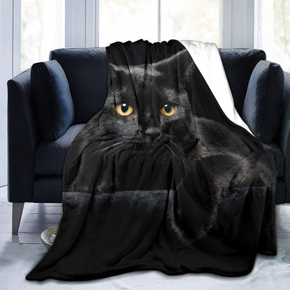 Katze-Themen Plüschdecke