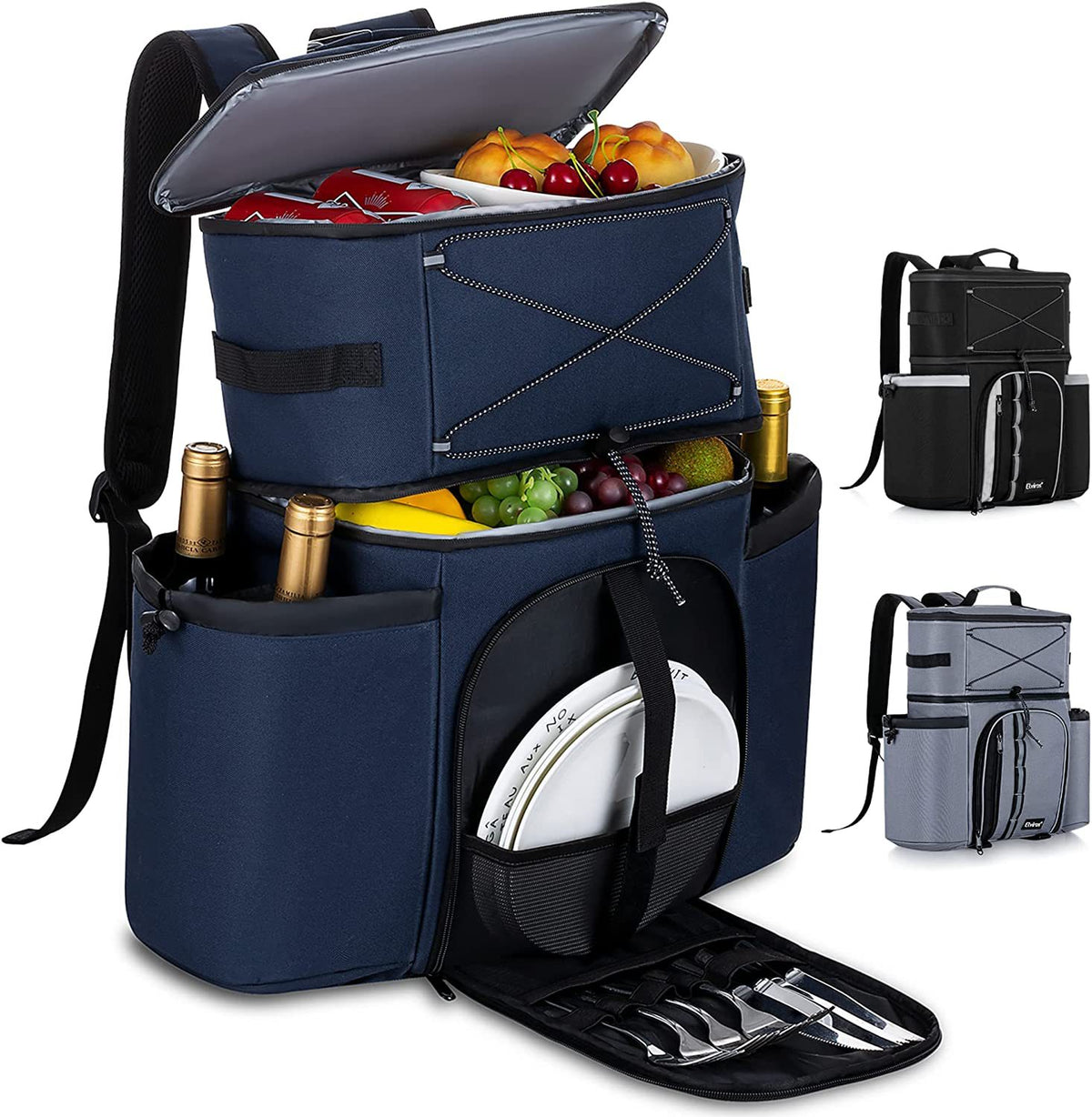 Isolierte Picknick-Rucksack-Kühlbox Brehn