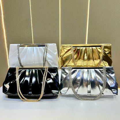 Faltende Kettenriemen Abendhandtasche