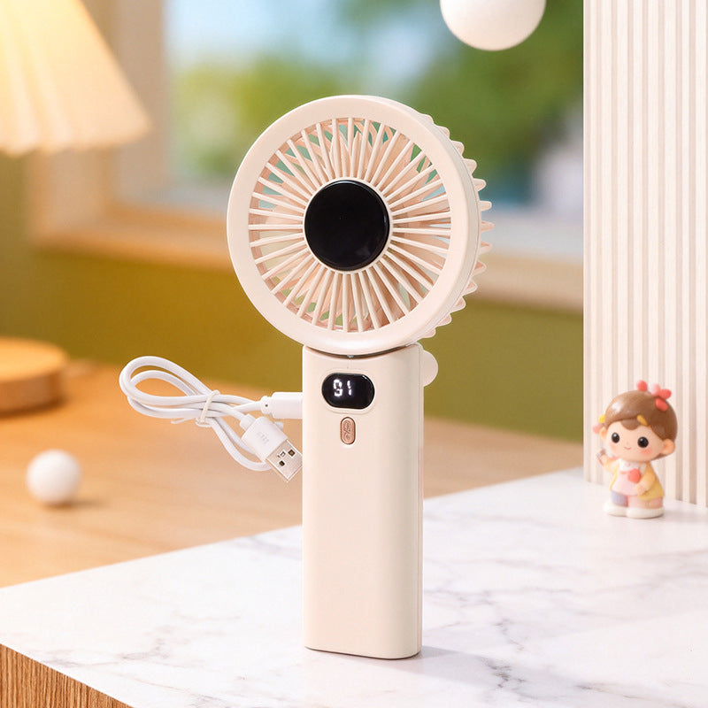 Damen Tragbarer Handventilator mit temperaturregulierender Anzeige Brehn
