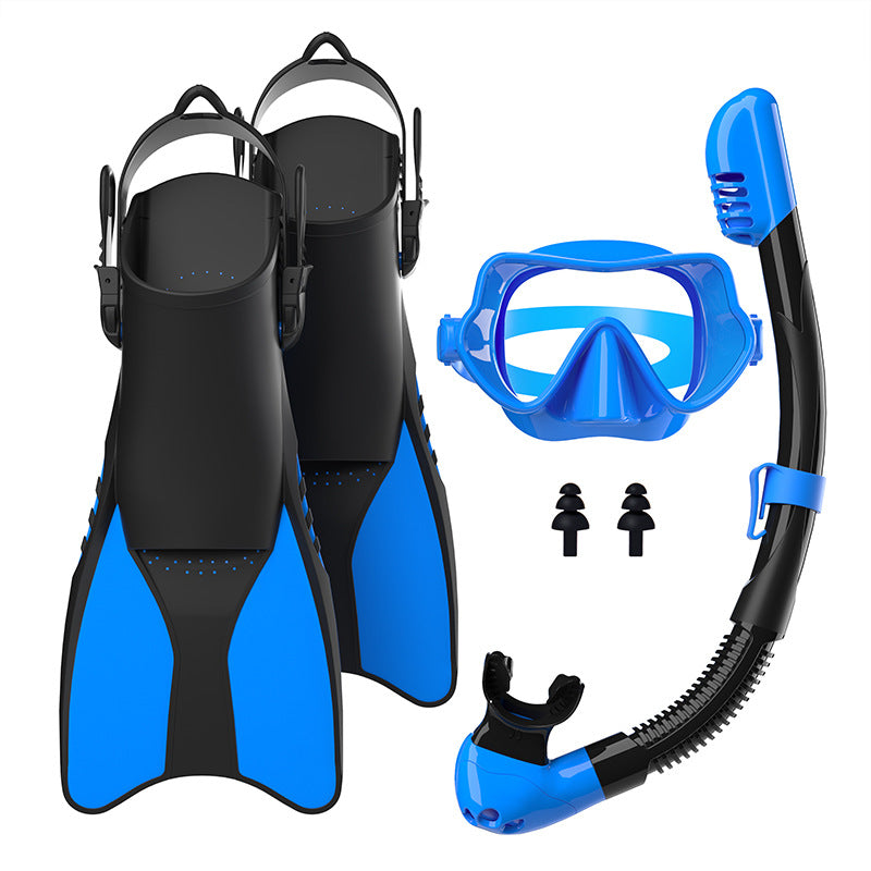 Schnorchelset mit Hochwertigen Flossen und Ergonomischer Tauchmaske Brehn