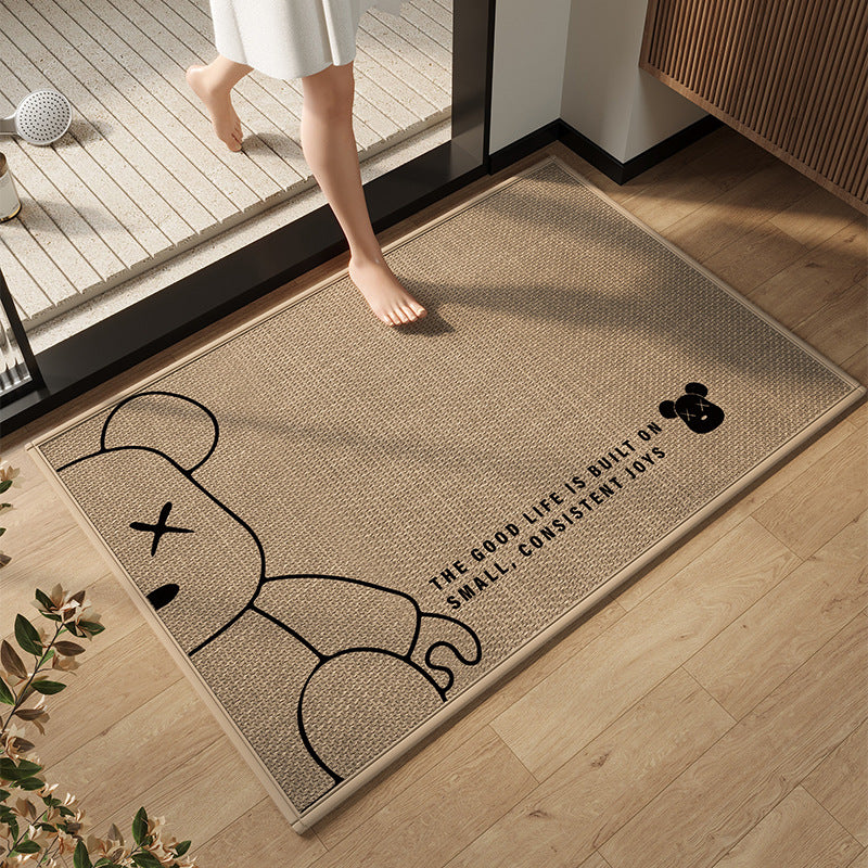 Elegante moderne Badezimmermatte Brehn