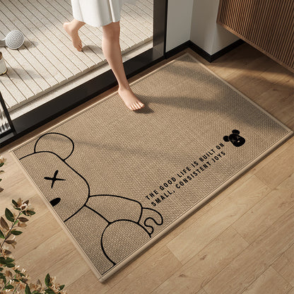 Elegante moderne Badezimmermatte Brehn