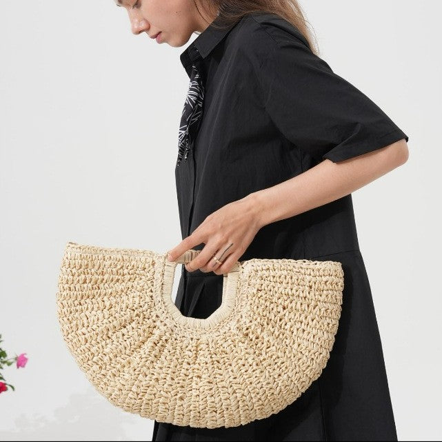 Handgefertigte Makramee Tasche mit Strukturiertem Design Brehn