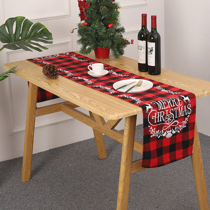 Festlicher Tischläufer mit Weihnachtsmotiv Brehn