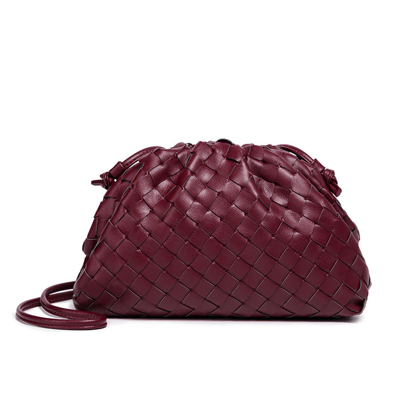 Texturierte Gewebte Handheld Clutch Brehn
