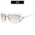 Futuristische Statement Shield Sonnenbrillen