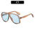 Moderne Übergroße Rechteckige Sonnenbrille