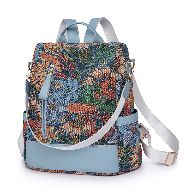 Blumenmuster Vielseitiger Rucksack Brehn