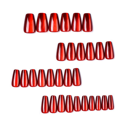 Glänzendes Stiletto Press-On Nagelset