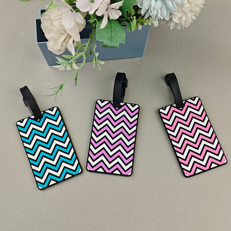 Unisex Chevron-Muster Reisegepäckanhänger Brehn