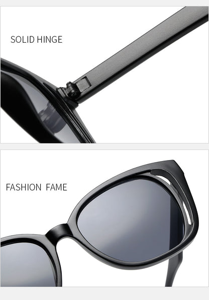 Damen stilvolle Cat-Eye Sonnenbrille mit robustem Rahmen Brehn