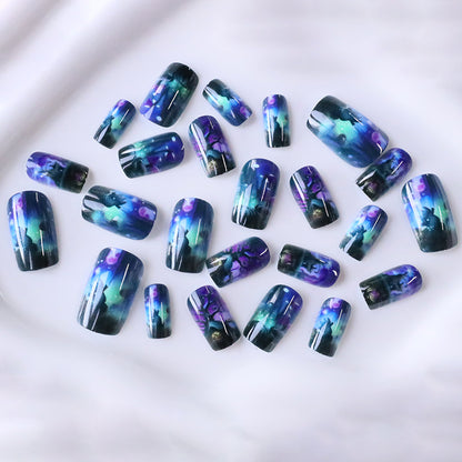 Fantasy-Landschaft-Nagelkunst Brehn