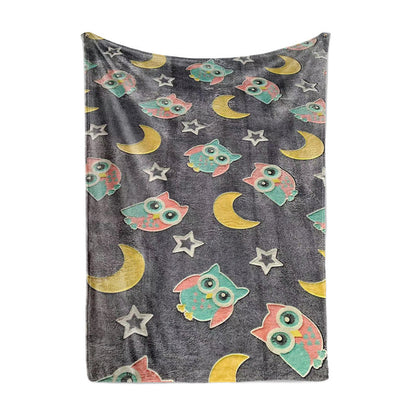 Damen Kinderfreundliche Kuscheldecke mit Dinosaurier-Motiv Brehn