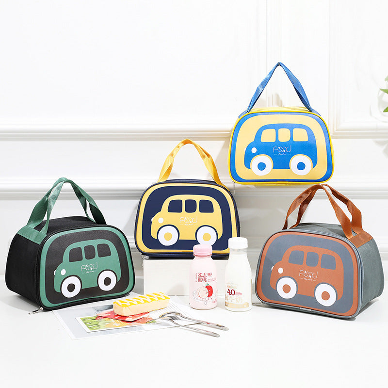Isolierte Lunchbox mit lustigem Fahrzeugdesign Brehn