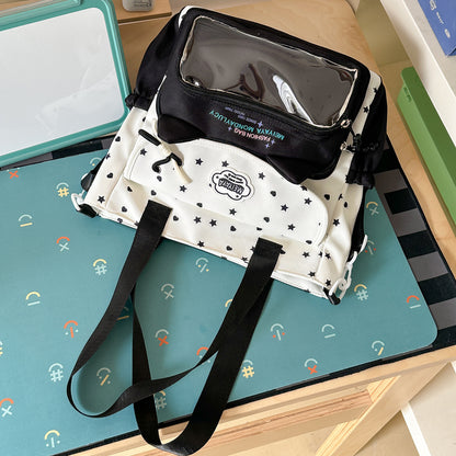 Stylische Wasserfeste Sternmuster Rucksack Brehn