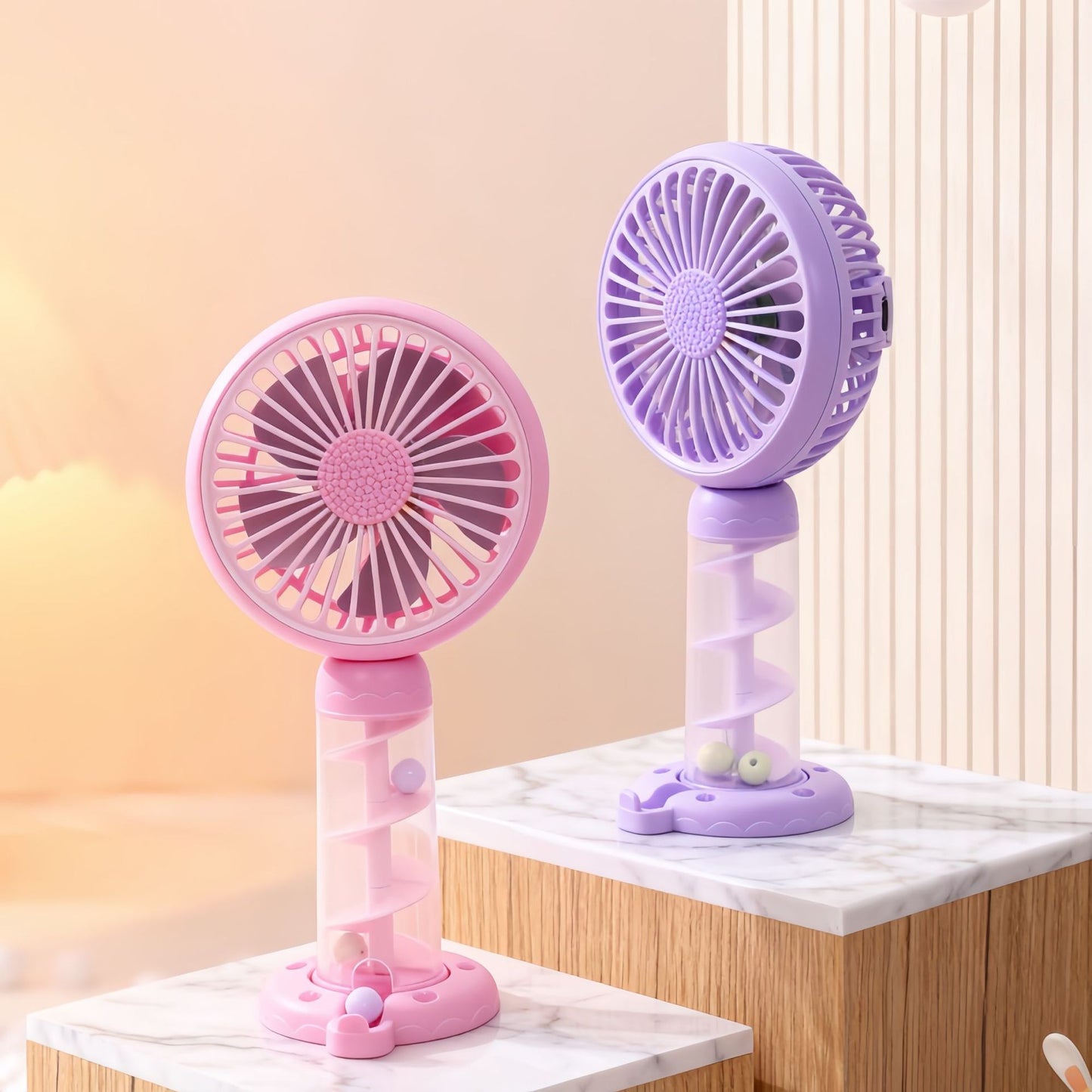 Damen Tragbarer Sprühventilator mit variablem Windmodus Brehn