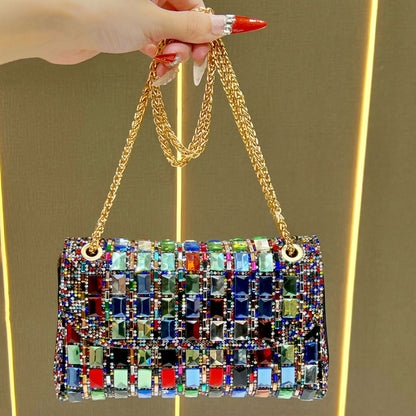 Glamorous Ketten-Verbund Abend-Clutch