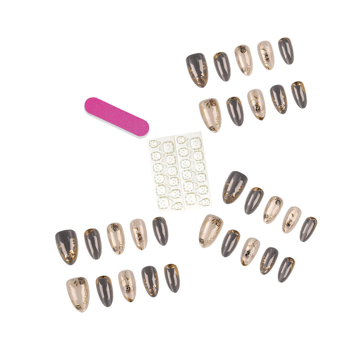 Chic Artisanal Press-On Nagelset