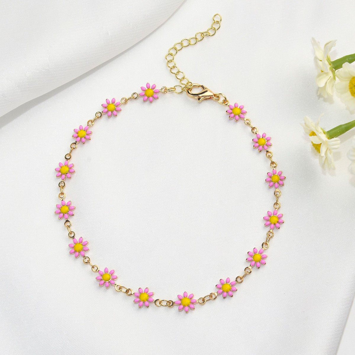 Buntes Floral Kettenarmband Brehn