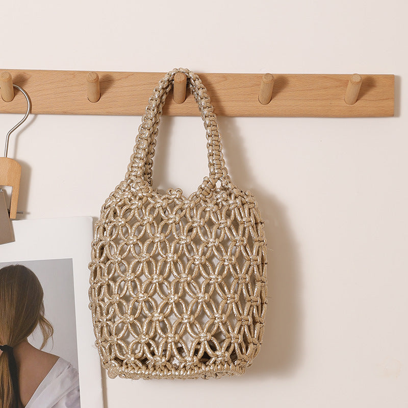 Trendige Shopper-Tasche mit Einzigartigem Netzdesign Brehn