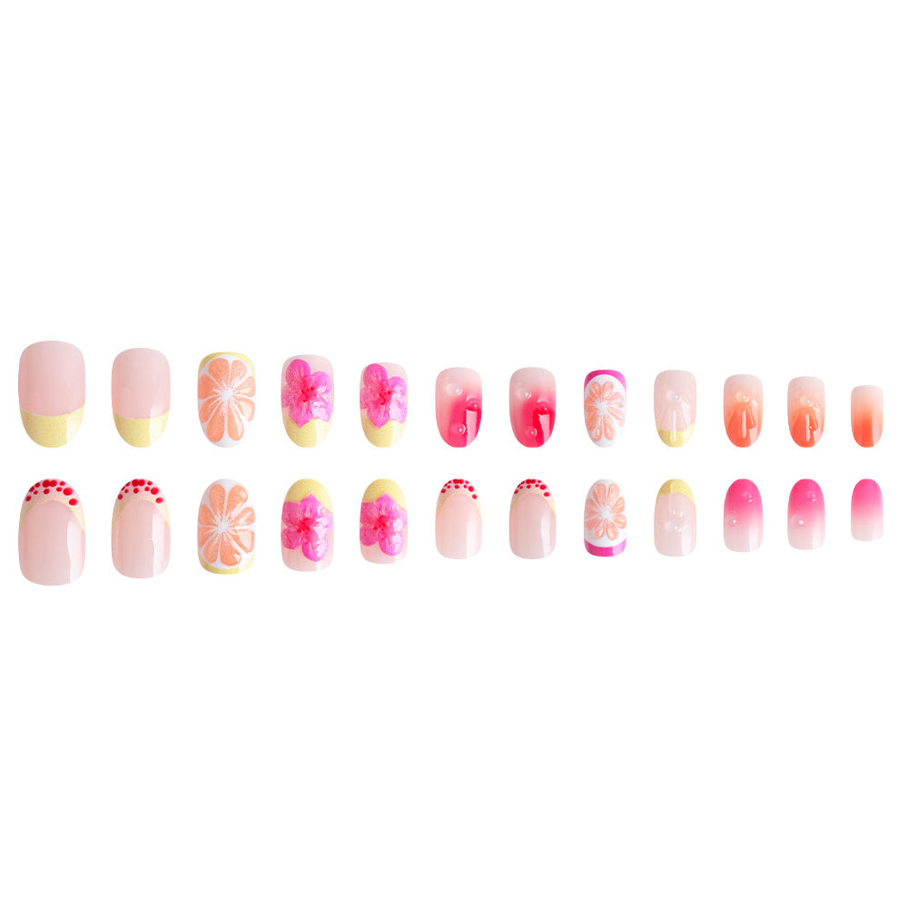 Tropisches Floral Nagelkunst Set Brehn