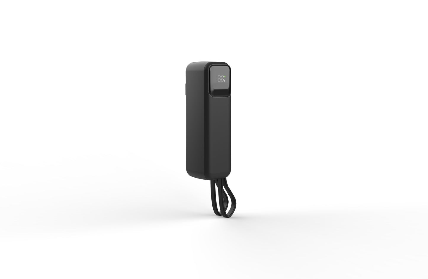 Tragbare Powerbank mit Integrierter Kabelloser Ladefunktion und Lcd-Anzeige Brehn