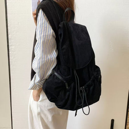 Lässiger Kordelzug-Rucksack