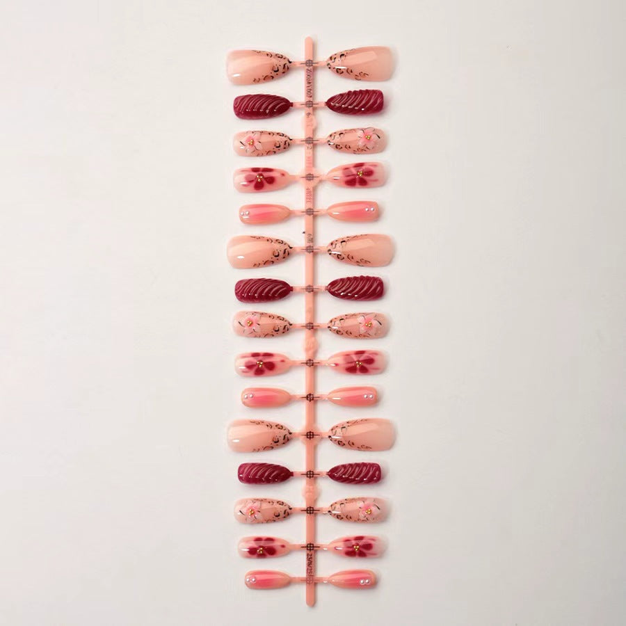 Floral Artistry Press-On Nail Set Brehn