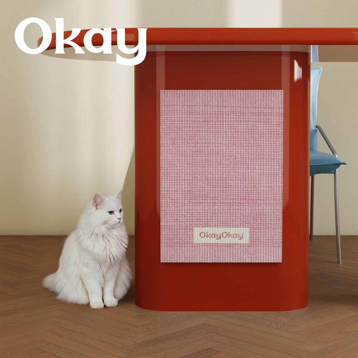 Wall-Mounted Sisal Cat Scratching Panel