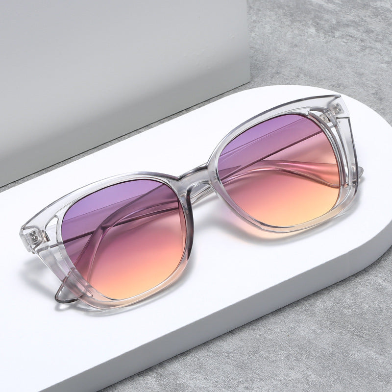 Damen stilvolle Cat-Eye Sonnenbrille mit robustem Rahmen Brehn