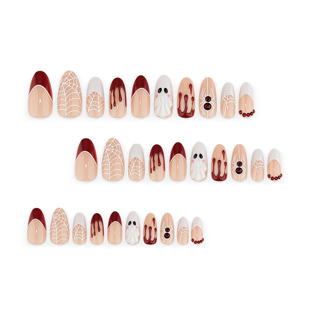 Halloween Kunstnagelset mit Gruselmotiven Brehn