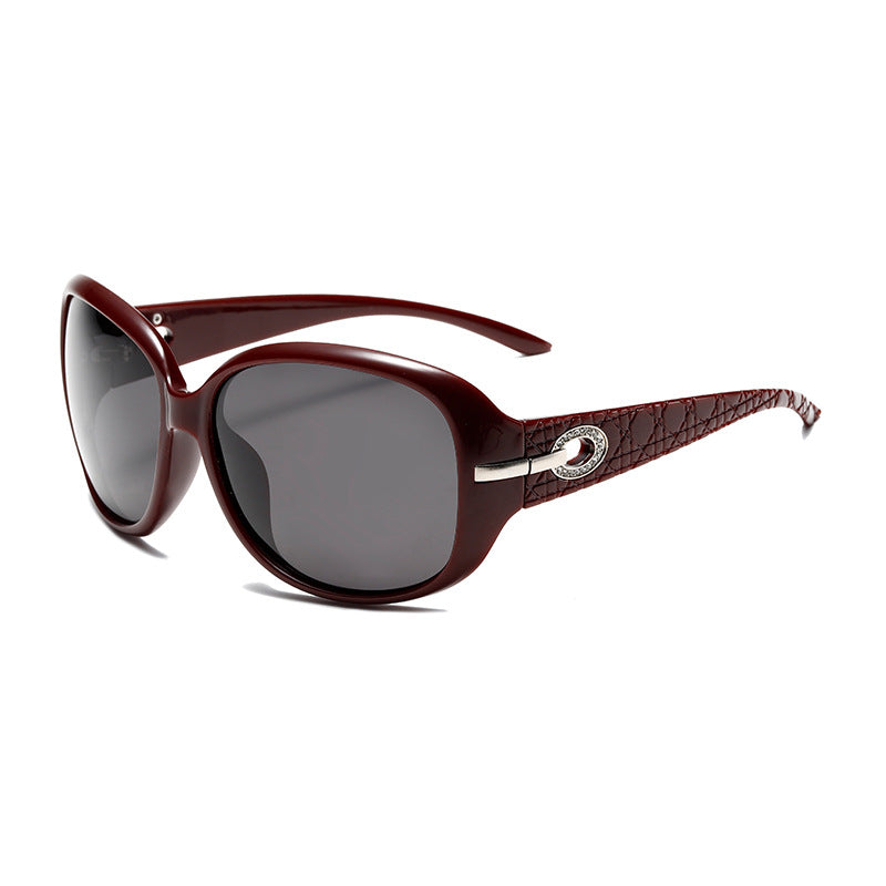 Damen Elegante Oversized Sonnenbrille mit modischem Muster Brehn