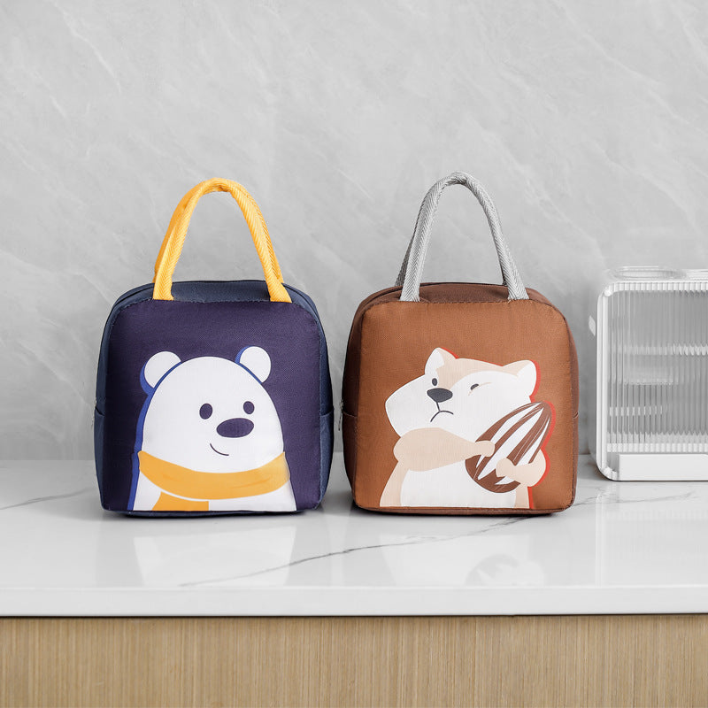 Süßes Tier Isolierte Lunch Tasche Brehn