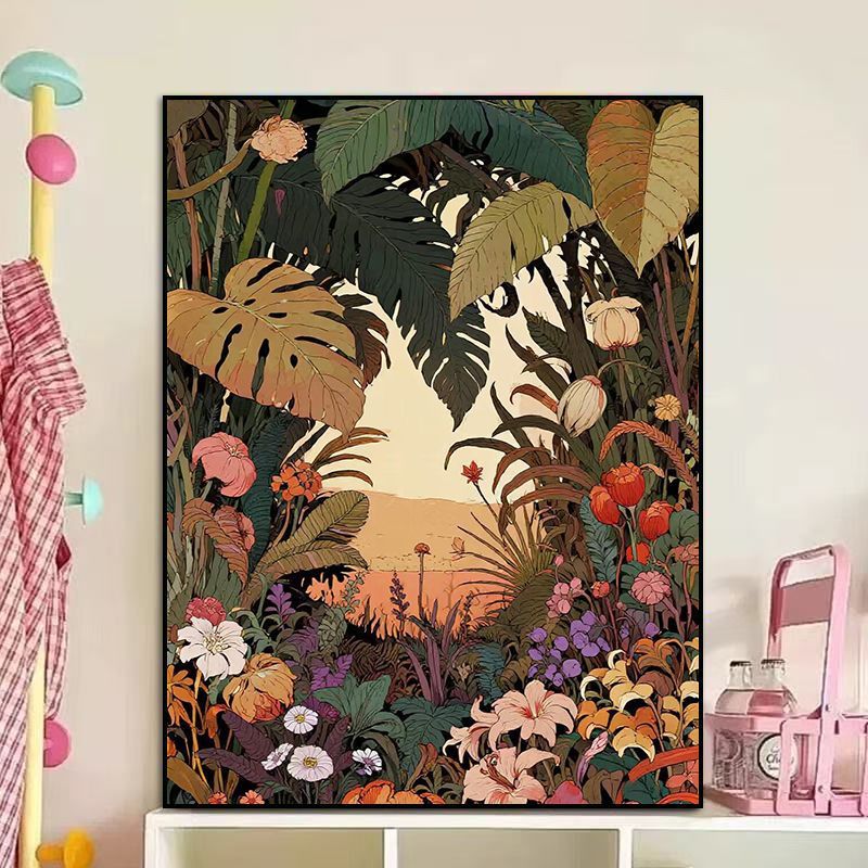 Blumenmotiv Leinwandkunst Brehn