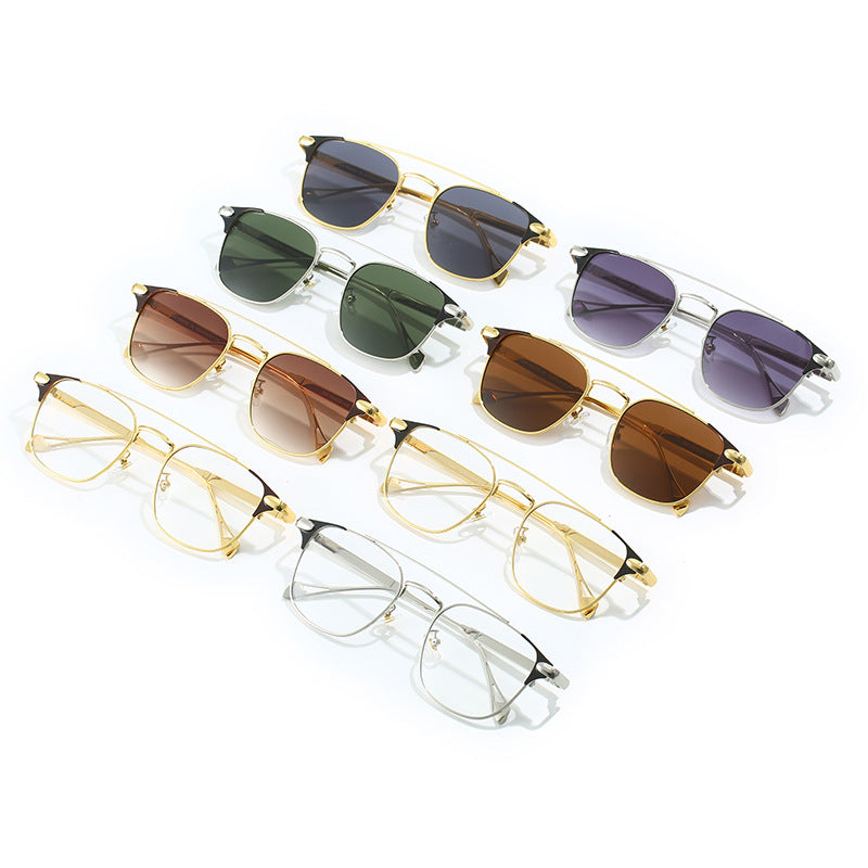 Damen modische Halbrahmen Brille Brehn