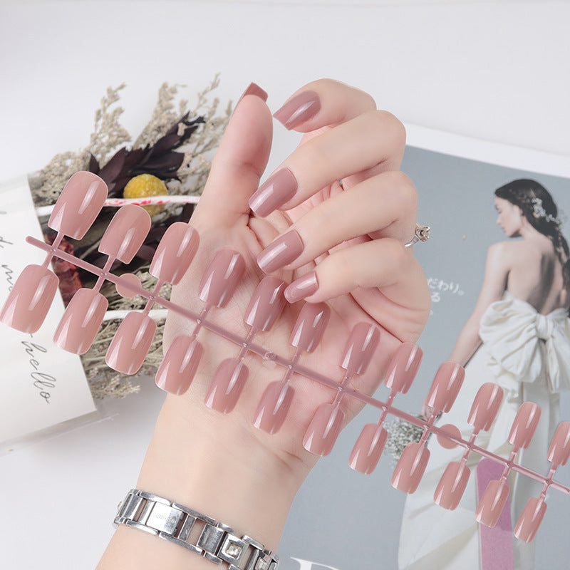 Natürliche glänzende Press-On-Nagelspitzen Brehn