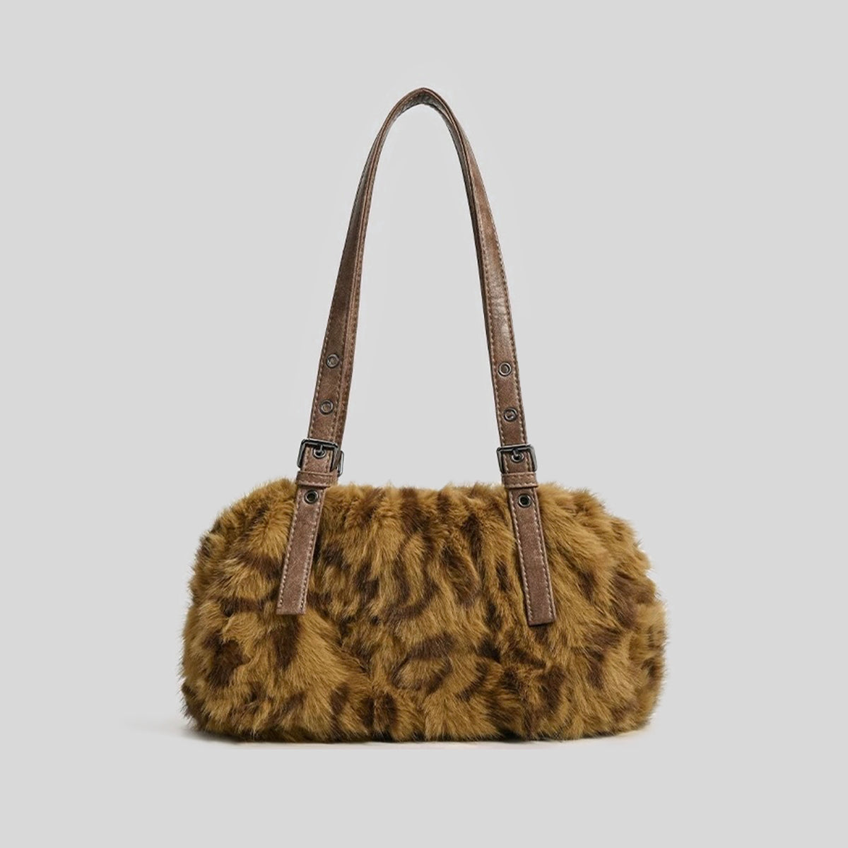 Luxuriöse Kunstpelz Handtasche